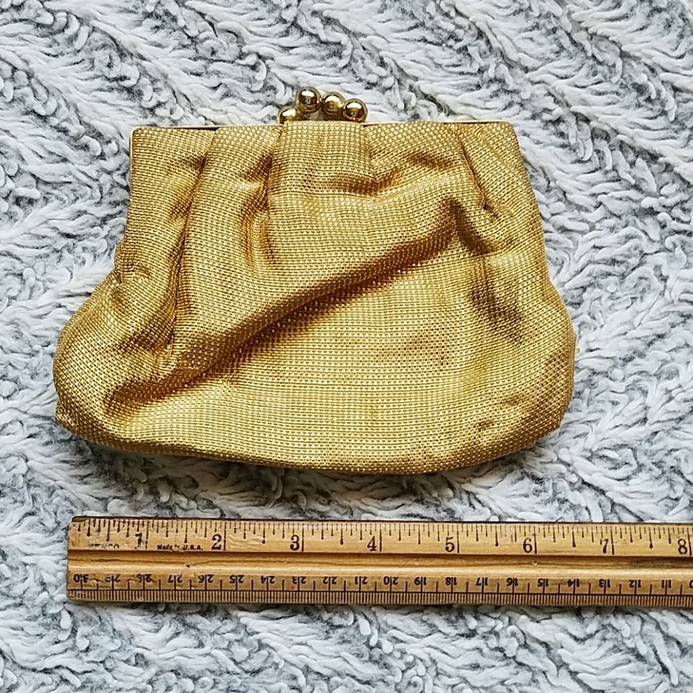 Vintage purse in metallic gold - Picture 5 of 5